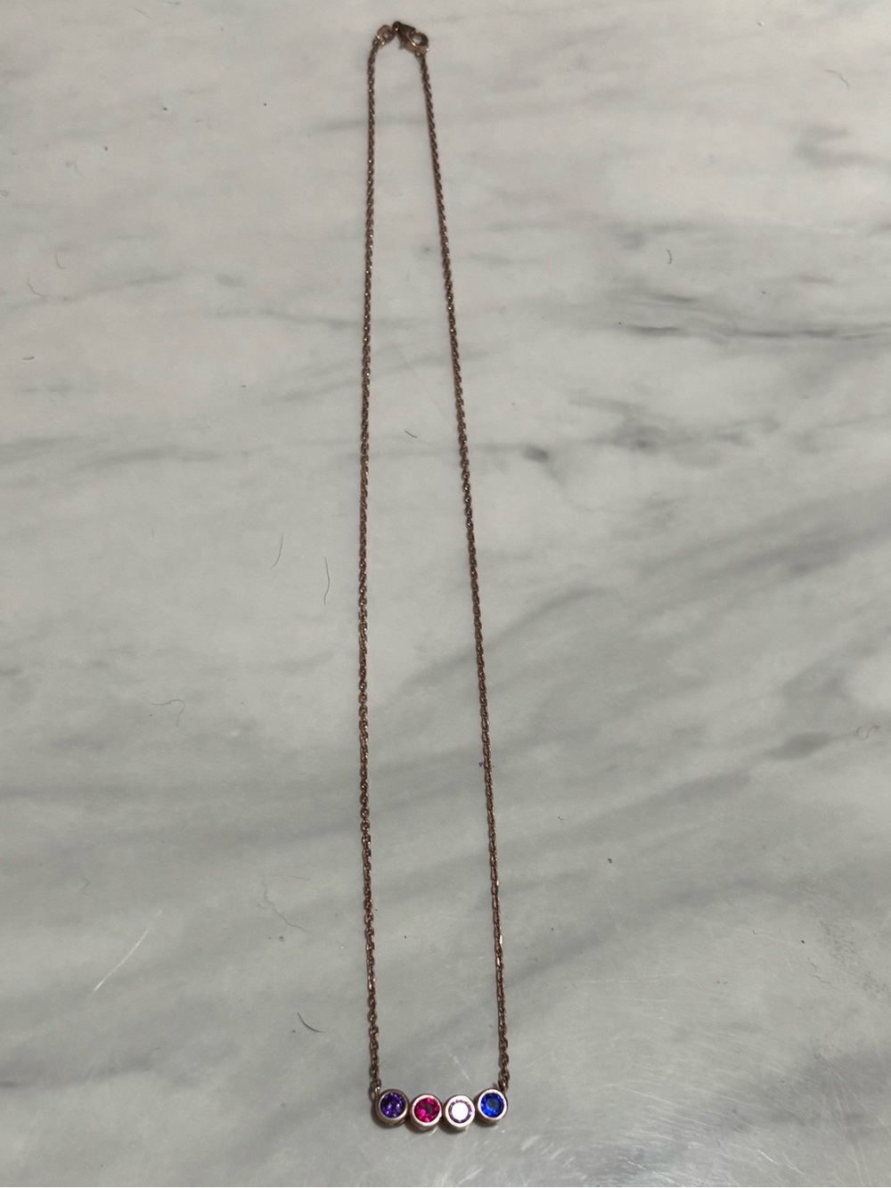 Multi-Colored Gem Necklace